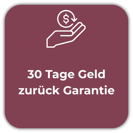 30 Tage Geld zurück Garantie bei Bergardi