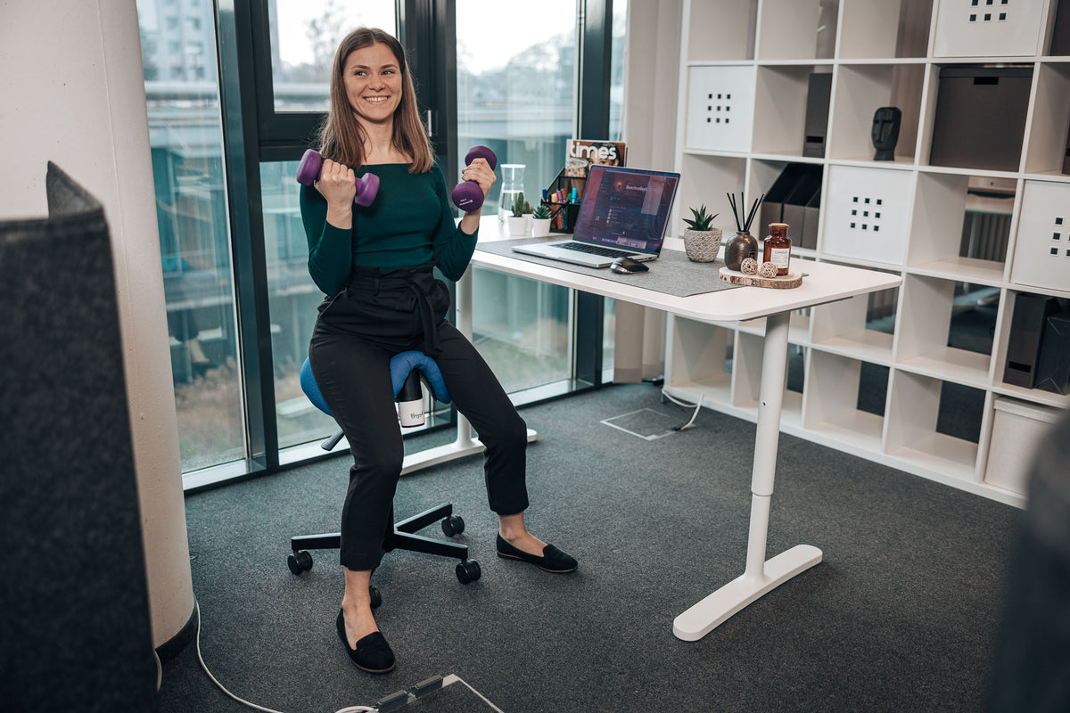 Das Training im Büro - aktiv und ergonomisch sitzen mit Bergardi