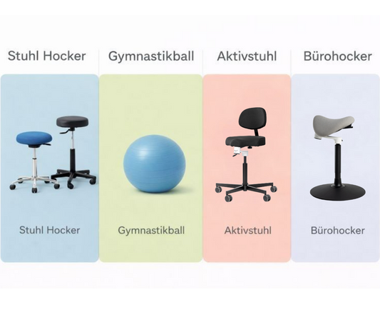 Bürostuhl rückenschonende Alternativen