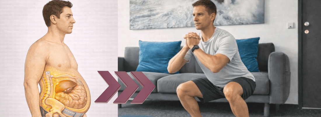 Bauchfett verlieren mit Bergardi-Stuhl