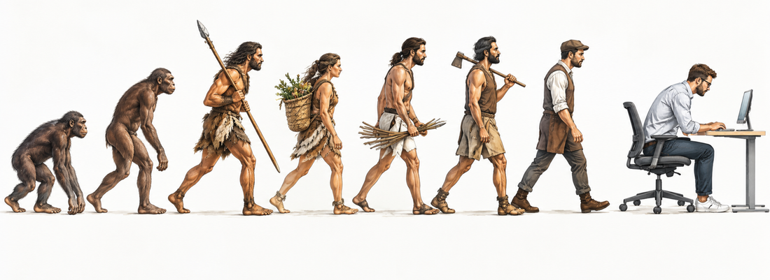 Evolution im Sitzen