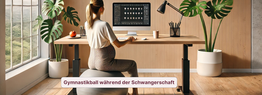 Gymnastikball während der Schwangerschaft