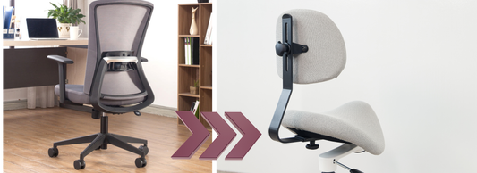 Orthopädischer Bürostuhl erklärt - positive Effekte