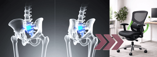 Schreibtischstuhl für den Rücken Rückenschonender Stuhl