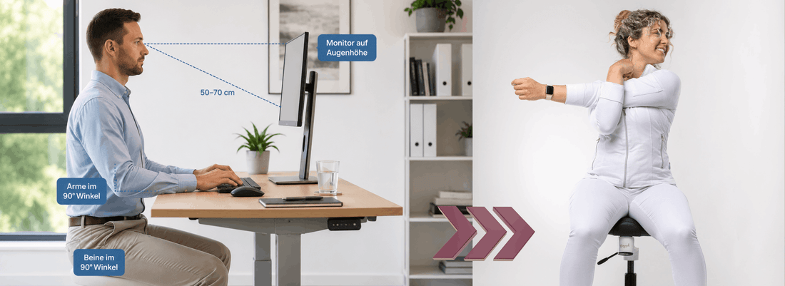 Ergonomie am Arbeitsplatz: Was bedeutet das?