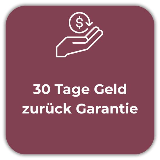 30 Tage Geld zurück Garantie bei Bergardi