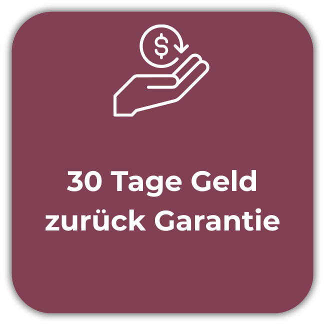 30 Tage Geld zurück Garantie bei Bergardi