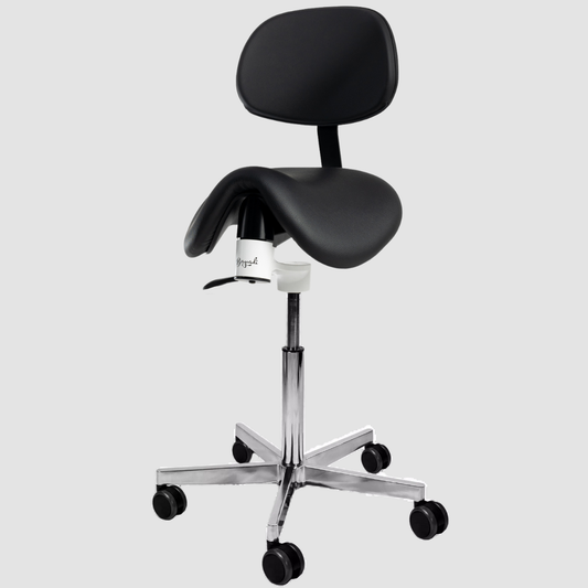Bergardi Medical Sattelstuhl mit Rückenlehne