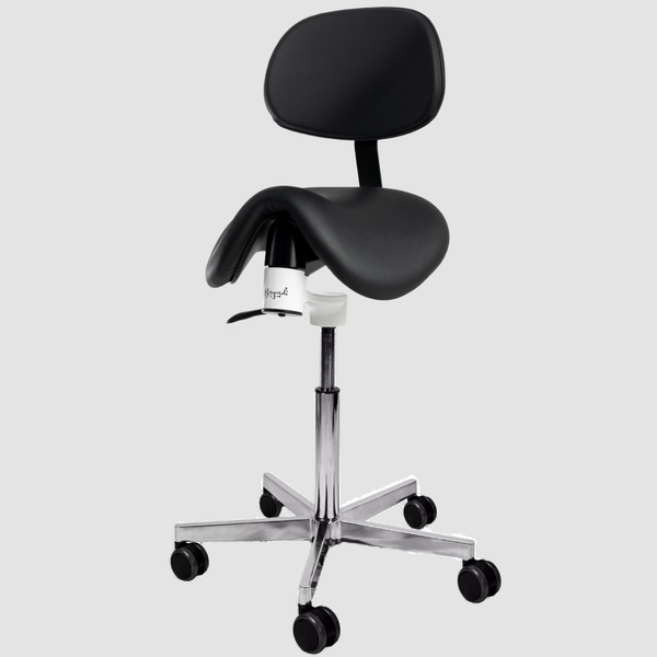 Bergardi Medical Sattelstuhl mit Rückenlehne