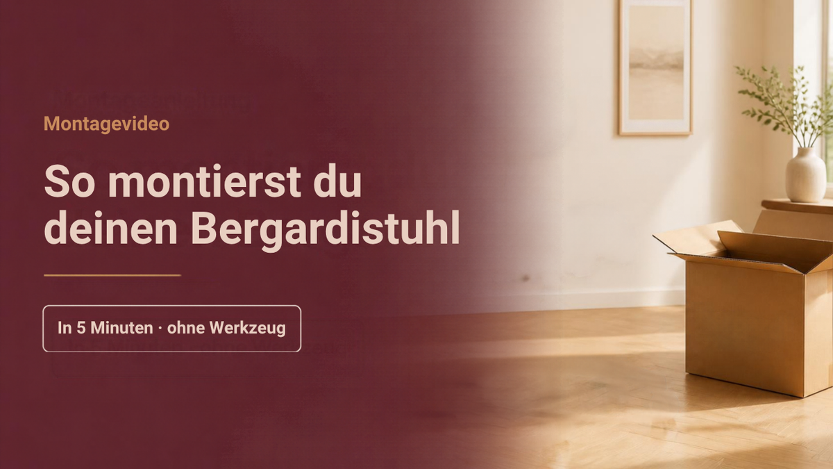 Dein Stuhl, schnell aufgebaut