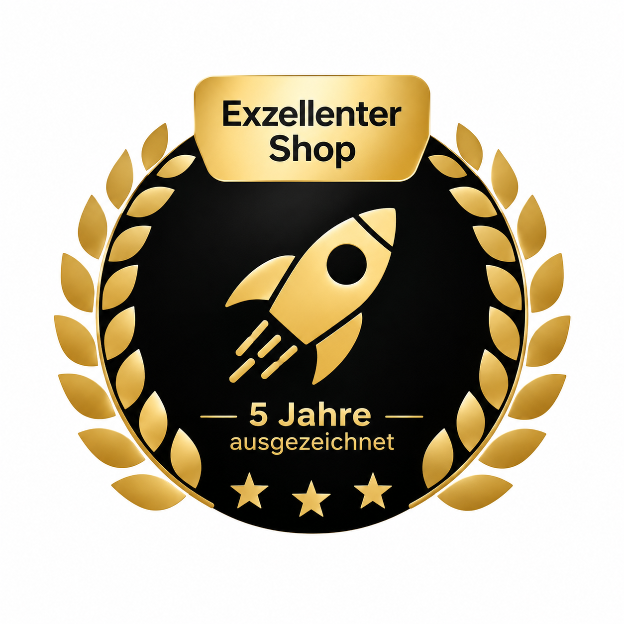 Exzellenter Shop – 5 Jahre ausgezeichnet